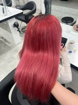 ロング カラー みう/仙台/暖色/ 艶髪/顔周りカット/のヘアスタイル