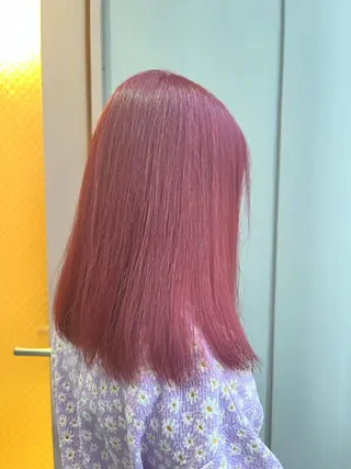 セミロング 似合わせ/ブリーチ/ 髪質改善/ミクෆ‪のヘアスタイル