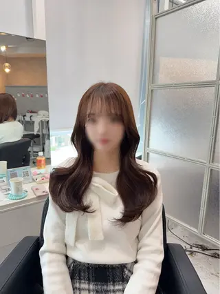 ロング カラー 韓国ヘア/髪質改善 /natsuki🧸のヘアスタイル
