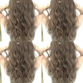 ロング カラー 井上 一平のヘアスタイル