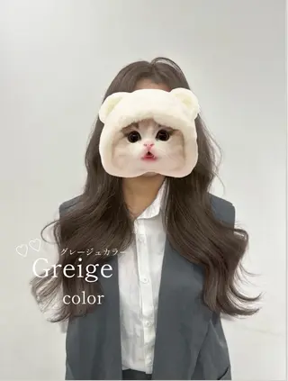 ロング カラー 上品モテヘア🩶 karen🩶のヘアスタイル