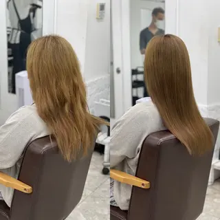 ロング 🧸縮毛矯正特化 金澤 彩香🎀のヘアスタイル