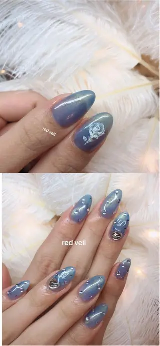 ロング ネイル 長さ出し専門 nynaのネイルデザイン