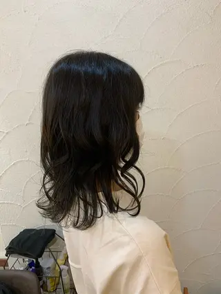 セミロング カラー ヘアアレンジ ✂︎中山竜哉✂︎ 川崎スタイリストのヘアスタイル