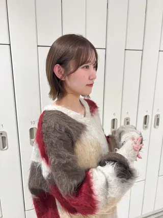 ショート Unami 表参道所属・ばんちなつ / ボブ/透明感カラーのヘアスタイル