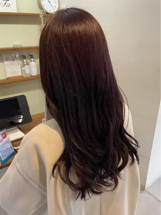 カラー 竹広綾乃/ 艶カラーのヘアスタイル