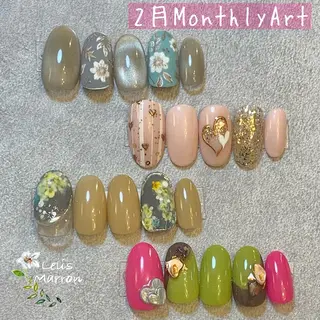 ネイル Lelis Marron所属・岸 侑李のネイルデザイン