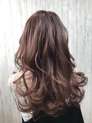 セミロング 田中 あかねのヘアスタイル
