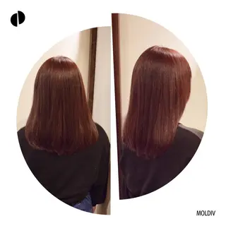 セミロング カラー ✨縮毛矯正✨髪質改善 ナカシマ ユミのヘアスタイル