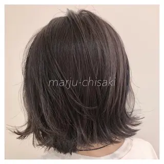 細めハイライト🩶 ボブ/レイヤーカットのヘアスタイル