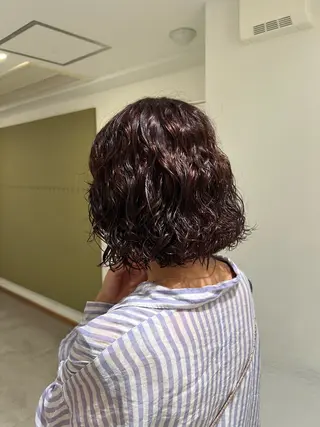 ミディアム パーマ メンズカット /パーマ🍀田畑玖音のヘアスタイル