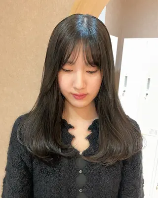 セミロング 似合わせ/ベージュ /レイヤー/りほ🤍のヘアスタイル