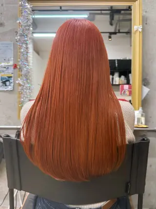 セミロング カラー 栗原 莉玖のヘアスタイル