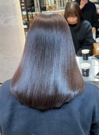 セミロング 銀座副店長/レイヤー /髪質改善/田島のヘアスタイル