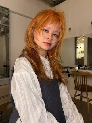 ロング ✨髪質改善✨カラー たーものヘアスタイル