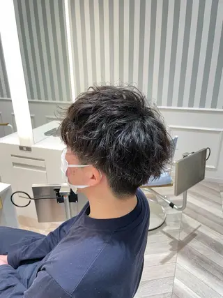 パーマ メンズ 淡路上新庄/髪質改善 .艶カラー/野口春貴のヘアスタイル