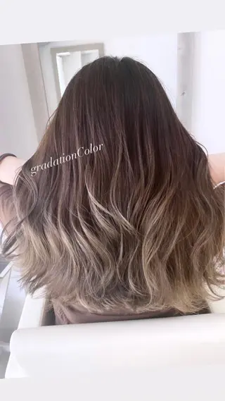 ロング カラー アイラッシュ/美容室 個室/瀬戸 一菜のヘアスタイル
