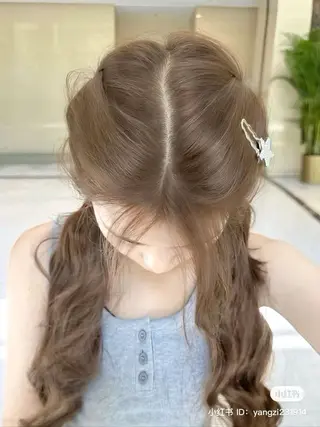 ロング カラー ブリーチなし🌼トレ ンド🌼似合わせのヘアスタイル