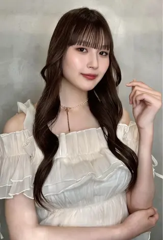 ロング mina/さいたま市 縮毛矯正/韓国ヘアのヘアスタイル