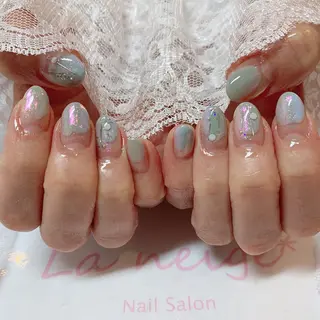 ネイル La neige* yuki 🥯🍑のネイルデザイン