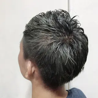 ショート カラー ヘアアレンジ メンズ 山崎 澪 レイヤーカット/大宮のヘアスタイル