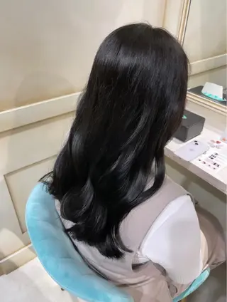 ロング カラー 🌷ピンク/韓国風 暖色カラー ゆい🌷のヘアスタイル