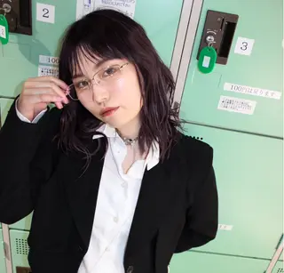 ミディアム カラー デザインカラー/ハイ トーン/konomiのヘアスタイル