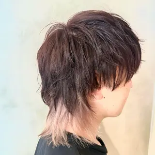 ショート カラー メンズ デザインカラー/パー マ🦖外岡咲希🦖のヘアスタイル