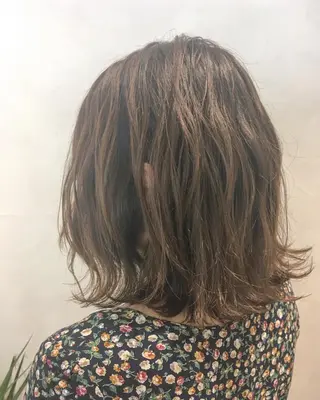 ミディアム カラー ヘアアレンジ エグチ アキラのヘアスタイル