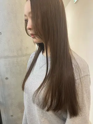 ロング カラー ミヤギ リュウキのヘアスタイル