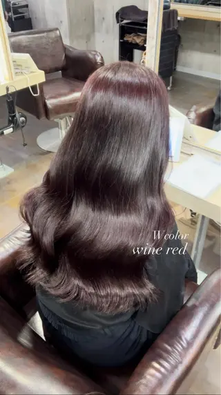 ロング カラー 💜透明感カラー💜 cocoro🎶のヘアスタイル