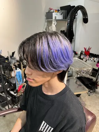 メンズ フェザーパーマ🌙 毛流れ yuzukiのヘアスタイル