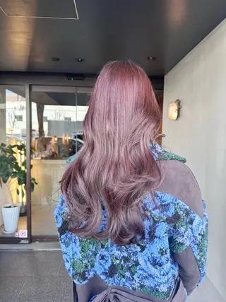 ロング カラー ピンクカラー/ mana🎀のヘアスタイル