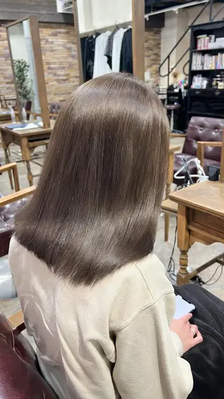 カラー ✨ブリーチなしカラー ×髪質改善✨松村 潤のヘアスタイル