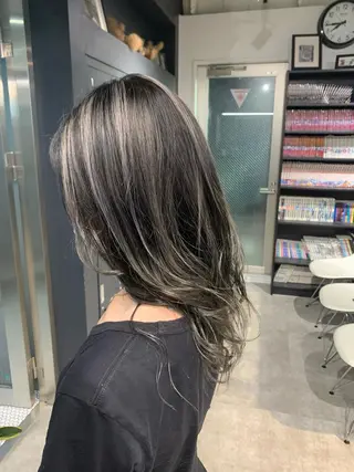 ロング カラー 園田 将士のヘアスタイル