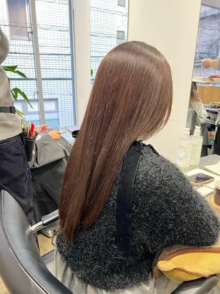 ロング パーマ ✨髪質改善矯正× ブリーチ✨YU-KIのヘアスタイル