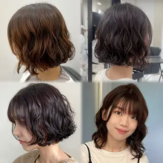 パーマ モ モのヘアスタイル