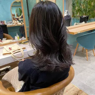 ミディアム 山本翔一郎 韓国顔周りレイヤーのヘアスタイル