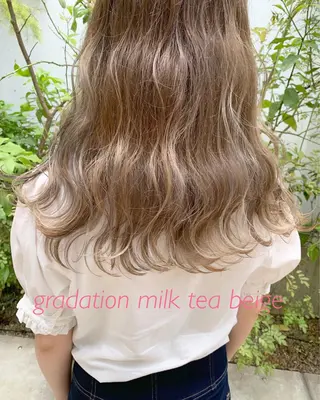 カラー 透明感/オリーブ/ グレージュ/YUKAのヘアスタイル