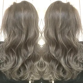 ロング カラー 井上 一平のヘアスタイル