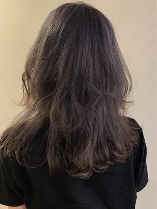 セミロング カラー m ā l o.🌷 サカモトマイコのヘアスタイル
