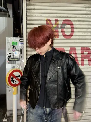 カラー メンズ ハイトーン/ピンク カラー/めい🎀のヘアスタイル