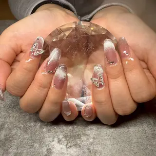 ネイル 林//長さだし パラジェルフィルインのネイルデザイン