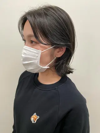 ミディアム コスメパーマ 佐藤　諒のヘアスタイル