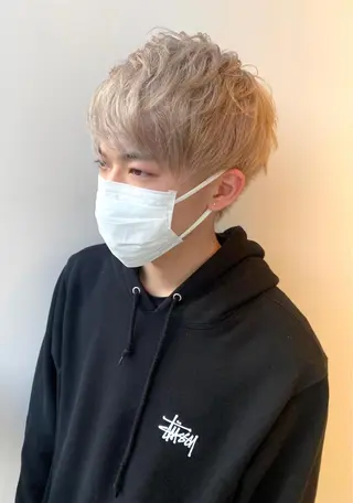 ショート カラー メンズ DX  share salon渋谷所属・カラー系/カット特化 🟠オオタキマサシのヘアスタイル