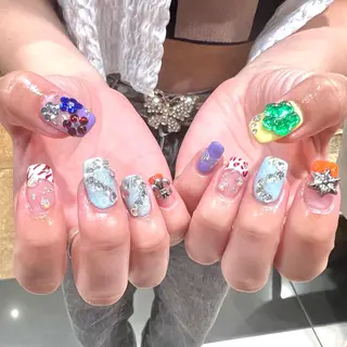 ネイル 個性派/中韓ネイル SAKURAのネイルデザイン