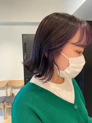 ミディアム カラー SALOWIN下北沢所属・hazuki 🌝のヘアスタイル