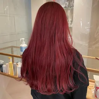 ロング カラー ヘアアレンジ 大石 陽菜のヘアスタイル