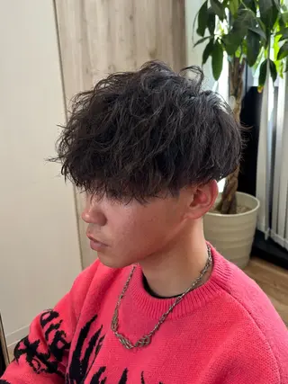 パーマ メンズ STYLE エキシティ店所属・【似合わせパーマ】 STYLE 杉原　魁のヘアスタイル