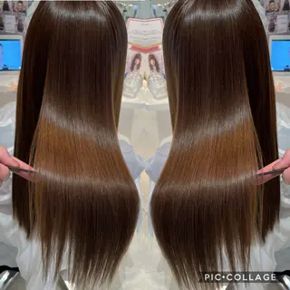 ロング 朝尾 愛花のヘアスタイル